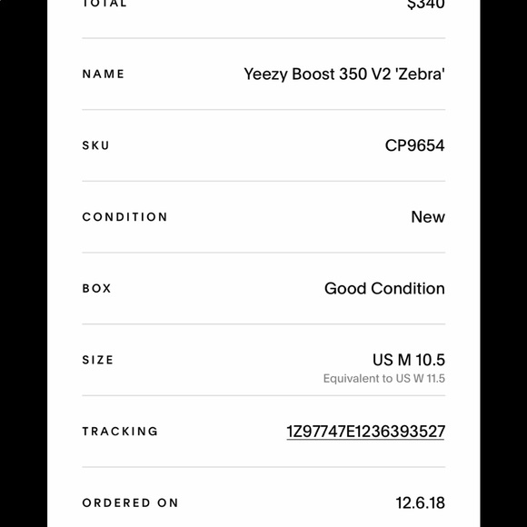 Yeezy 350 v2 “zebra” - Picture 8 of 8